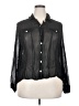 Magazine 100% Rayon Black 3/4 Sleeve Blouse Size 2X - photo 1