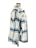Thread & Supply 100% Polyester Plaid Ivory Jacket Size 2X - photo 4