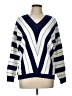 Prettygarden Chevron-herringbone Blue Pullover Sweater Size L - photo 1