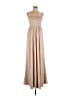 BHLDN 100% Polyester Tan Cocktail Dress Size 6 - photo 1