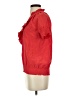 Joie 100% Silk Red Short Sleeve Silk Top Size XS - photo 5