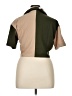 Love J Color Block Green Short Sleeve Blouse Size XL - photo 2