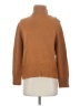 Harve Benard Solid Brown Turtleneck Sweater Size S - photo 1