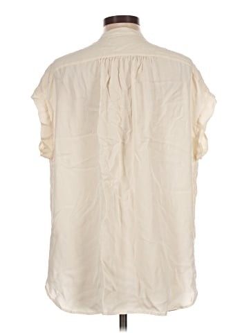 Vince. Sleeveless Silk Top (view 2)