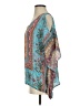 Tolani 100% Silk Teal Swimsuit Cover Up Size S - photo 5