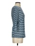 Three Dots Blue 3/4 Sleeve T-Shirt Size XS - photo 4