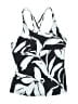 Apart Print Black Swimsuit Top Size M - photo 1