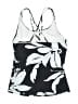 Apart Print Black Swimsuit Top Size M - photo 2