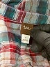 Tea 100% Cotton Plaid Gray Long Sleeve Button-Down Shirt Size 3 - photo 3
