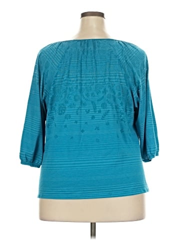 Caslon 3/4 Sleeve Top (view 2)