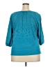 Caslon Teal 3/4 Sleeve Top Size 2X - photo 2