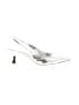 Zara Metallic Silver Heels Size EU 38 - photo 1