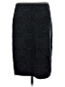 Eileen Fisher Paisley Black Formal Skirt Size M - photo 2
