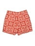 Ann Taylor Print Red Shorts Size 0 - photo 2