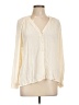 Old Navy 100% Rayon Ivory Long Sleeve Blouse Size L - photo 1
