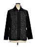 Weekends by Chico's Animal Print Black Track Jacket Size XL (3) - photo 1