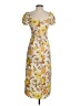 Forever 21 Floral Yellow Cocktail Dress Size S - photo 2