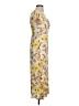 Forever 21 Floral Yellow Cocktail Dress Size S - photo 4