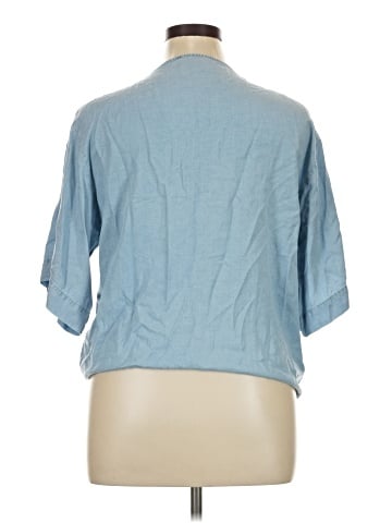Karen Kane Short Sleeve Blouse (view 2)