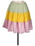 Shein Curve Color Block Yellow Casual Skirt Size 12 Plus (0) - photo 2