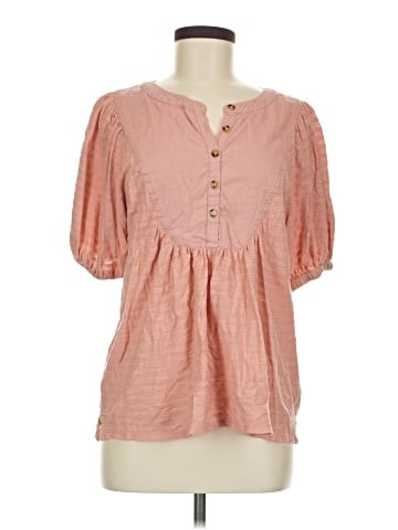 By Anthropologie Short Sleeve Blouse (view 1)