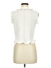 Assorted Brands Ivory Sleeveless Button-Down Shirt Size M - photo 2