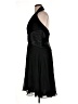 Tadashi 100% Silk Solid Black Cocktail Dress Size UK 18 / US 14 - photo 5