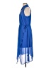 Kensie 100% Polyester Solid Blue Casual Dress Size L - photo 5