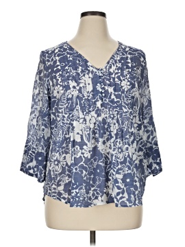Counterparts 3/4 Sleeve Blouse (view 1)