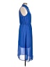 Kensie 100% Polyester Solid Blue Casual Dress Size L - photo 4