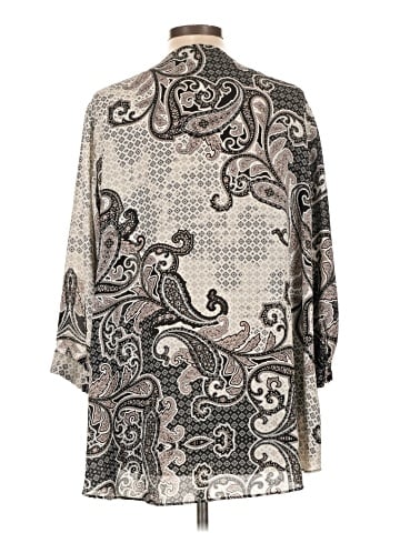 Rose + Olive 3/4 Sleeve Blouse (view 2)