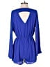Dizzy Lizzy Solid Blue Romper Size M - photo 2