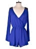Dizzy Lizzy Solid Blue Romper Size M - photo 1