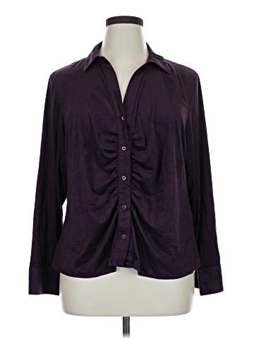 Calvin Klein Long Sleeve Blouse (view 1)
