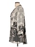 Rose + Olive Paisley Gray 3/4 Sleeve Blouse Size L (estimated) - photo 5