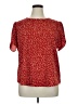 Taohuadao Red Short Sleeve Blouse Size XL - photo 1