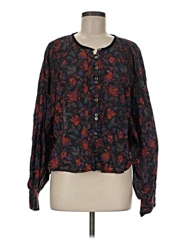 Pilcro Long Sleeve Blouse (view 1)