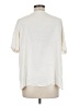 Ann Taylor LOFT 100% Polyester Ivory Short Sleeve Blouse Size M - photo 2