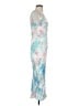 Gilli 100% Polyester Tie-dye Blue Cocktail Dress Size S - photo 4