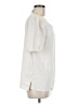 Ann Taylor LOFT 100% Polyester Ivory Short Sleeve Blouse Size M - photo 4