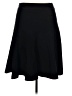 Rafaella Solid Black Casual Skirt Size 16 - photo 2