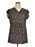 Wiholl Brown Casual Dress Size XL - photo 1