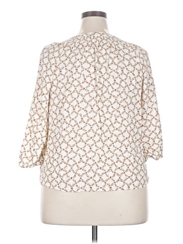 Croft & Barrow 3/4 Sleeve Blouse (view 2)