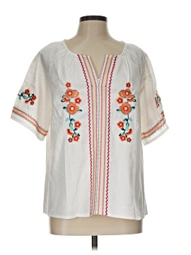 Shein Curve Short Sleeve Blouse
