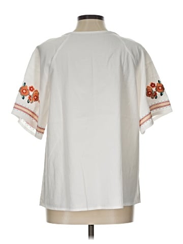 Shein Curve Short Sleeve Blouse (view 2)