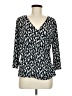 Coldwater Creek Black 3/4 Sleeve Blouse Size M - photo 1