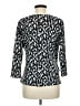 Coldwater Creek Black 3/4 Sleeve Blouse Size M - photo 2