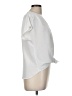 Weston 100% Polyester Solid Ivory Short Sleeve Blouse Size M - photo 4