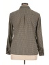 Notations Houndstooth Tan Long Sleeve Blouse Size XL - photo 2