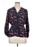 Tucker Floral Black 3/4 Sleeve Blouse Size XL - photo 1